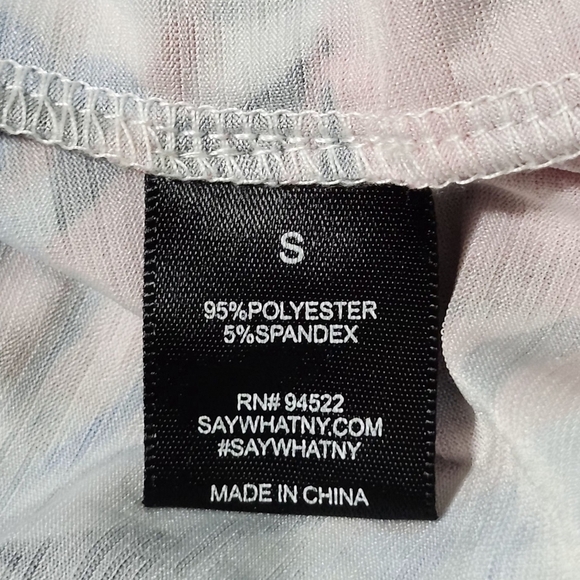 Say What? Floral Wrap Blouse - Pink and Blue - Picture 9 of 9